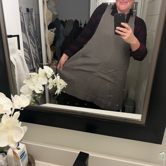 Japanese Linen Apron Pinafore size M/L/XL - Picture 13 of 13